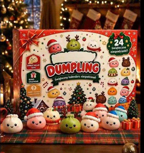 PRESALE Mystery Dumpling Advent Calendar 2026, 24 Days Christmas Countdown Blind